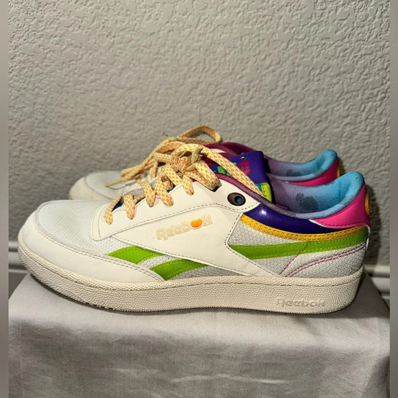 Reebok Other - Reebok Club C Revenge+Jelly Belly Men’s White Lifestyle Sneakers Shoes Size 9.5